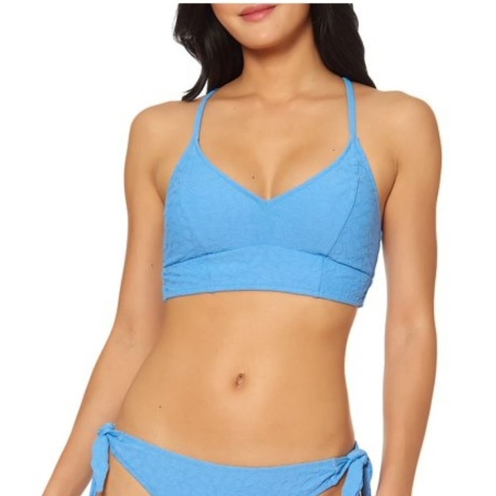 Jessica Simpson Rose Bay Textured Swim Top